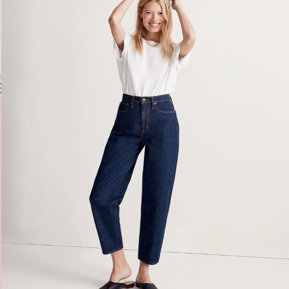 Madewell Balloon Jeans In Mapleside wash size 28